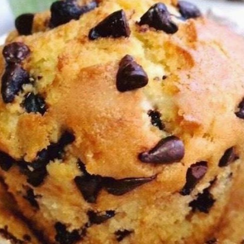Muffin pépite de chocolat