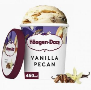 Glace Haagen-Dazs 460 Ml Vanille Pécan