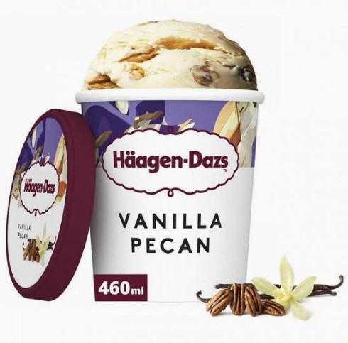 Glace Haagen-Dazs 460 Ml Vanille Pécan