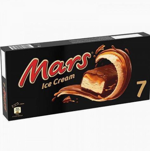Nouveau 7 Barres Glacé MARS