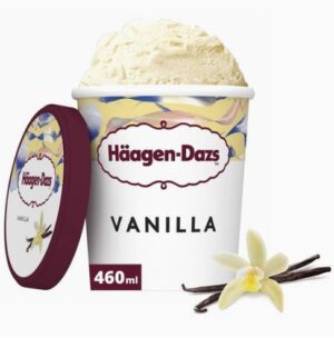 Glace Haagen-Dazs 460 Ml Vanille Pure Bourbons